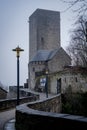 Closeup of the part of Blankenstein Castle in Hattingen, Germany Royalty Free Stock Photo
