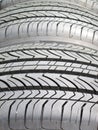 Closeup pattern of old tire texture Royalty Free Stock Photo