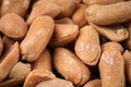 Closeup on peanuts background texture Royalty Free Stock Photo