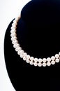 Closeup of the Pearl necklace