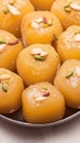 Closeup Peda, a popular and diverse Indian sweet treat.