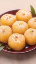 Closeup Peda, a popular and diverse Indian sweet treat.