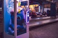 Closeup of a Peluche, stuffed animal at the funfair in Rovigo, Italy