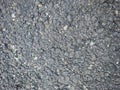 Closeup photo of the cement road texture