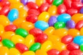 A closeup photo of colorful jelly beans.