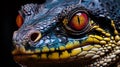 Closeup photograph of a Super Giant Crocodile