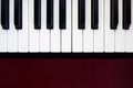 Piano key. Abstract and art background. Classical music instruments.