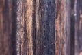 Closeup picture of old rustic wooden planks