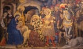 The Adoration of the Magi by Gentile da Fabriano at Uffizi Gallery Royalty Free Stock Photo