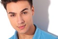 Closeup picture of a smiling casual young man Royalty Free Stock Photo