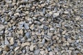 Closeup of a pile of large crushed stones