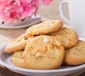 Macadamia Nut Cookies Royalty Free Stock Photo