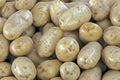 Closeup of pile of potatoes Royalty Free Stock Photo