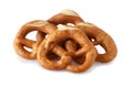 Closeup pile of soft backed pretzels