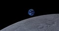 Closeup planet earth from space. over 4k resolution 3d rendered planet earth. beautiful blue planet earth. over 4k resolution