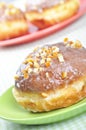 Closeup of polish donuts. Royalty Free Stock Photo
