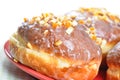Closeup of polish donuts. Royalty Free Stock Photo
