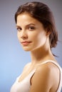 Closeup portrait of attractive young woman Royalty Free Stock Photo