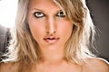 Closeup Portrait Of A Beautiful Blond Woman Royalty Free Stock Photo