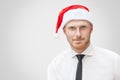 Closeup portrait of handsome businessman in white shirt, black t Royalty Free Stock Photo