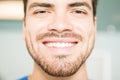 Closeup Of Smiling Mid Adult Man Royalty Free Stock Photo
