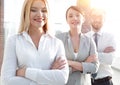 Closeup portrait of successful business team. the business concept Royalty Free Stock Photo