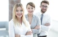 Closeup portrait of successful business team. the business concept Royalty Free Stock Photo