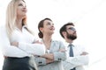 Closeup portrait of successful business team. the business concept Royalty Free Stock Photo