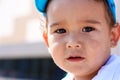 Closeup portrait of a two-year-old boy Royalty Free Stock Photo