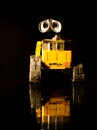 Closeup portrait of Wall-E