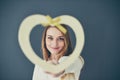 Closeup portrait of young female Royalty Free Stock Photo