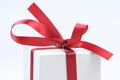 Closeup present ribbon