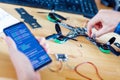 Software developer, freelancer working with hardware