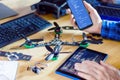 Software developer, freelancer working with hardware