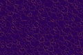 Closeup of a purple background with small yellow hearts -perfect for background or wallpaper