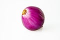 Close-up, purple, onion, white background, vegetables Royalty Free Stock Photo