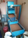 Closeup of Ragi or Finger Millet Cleaning Machine