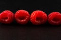 Closeup of Raspberries