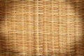 Closeup rattan wicker texture