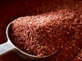 Closeup of raw purple riceberry rice Royalty Free Stock Photo