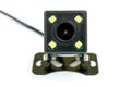 Closeup of rear view camera, Car parking camera, Car accessories Royalty Free Stock Photo