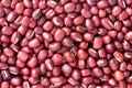 Closeup red bean on background. top view Royalty Free Stock Photo
