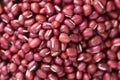 Closeup red bean on background. top view Royalty Free Stock Photo