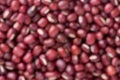 Closeup red bean on background. top view Royalty Free Stock Photo