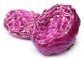 Closeup of red cabbage Royalty Free Stock Photo