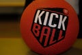 Closeup Red Kickball Royalty Free Stock Photo