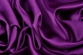 Purple silk fabric