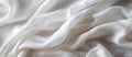 Closeup of rippled white silk fabric cloth as background texture Royalty Free Stock Photo