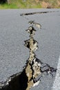 Closeup of Road Cracks Following Massive Kaikoura Earthquake, Ne