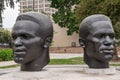 Closeup of Robinson Memorial, Pasadena, CA, USA